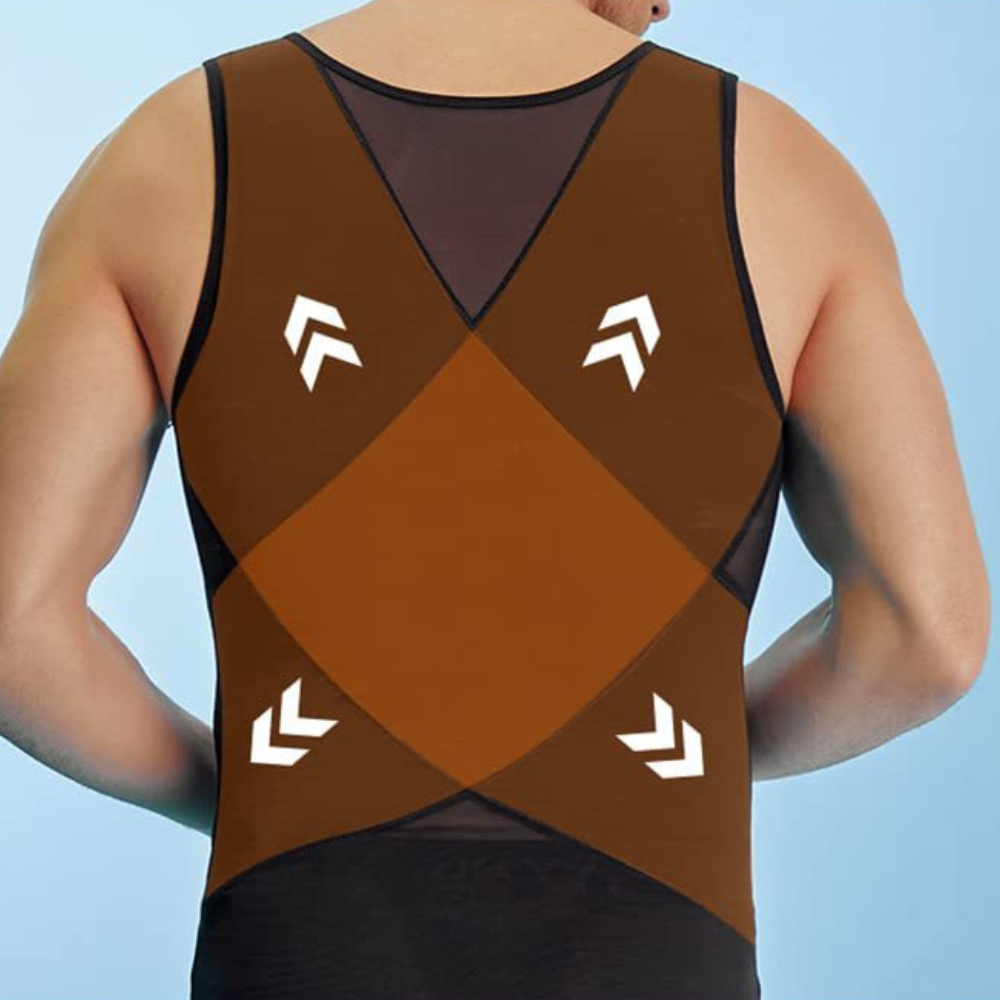 MaxFit Pro: Men's Slimming & Body Sculpting Sleeveless Top