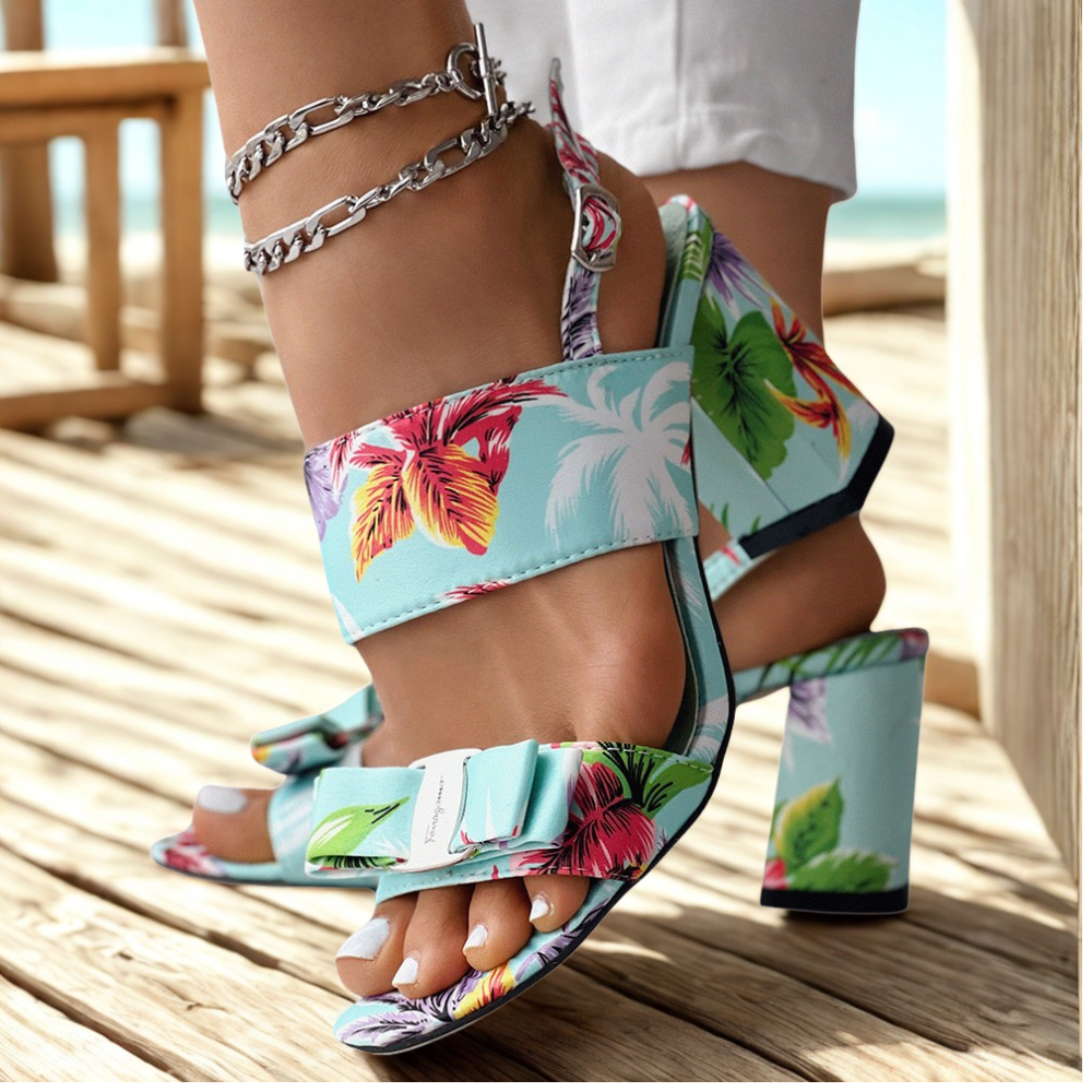 Havana Tropical Chic Bow Sandals