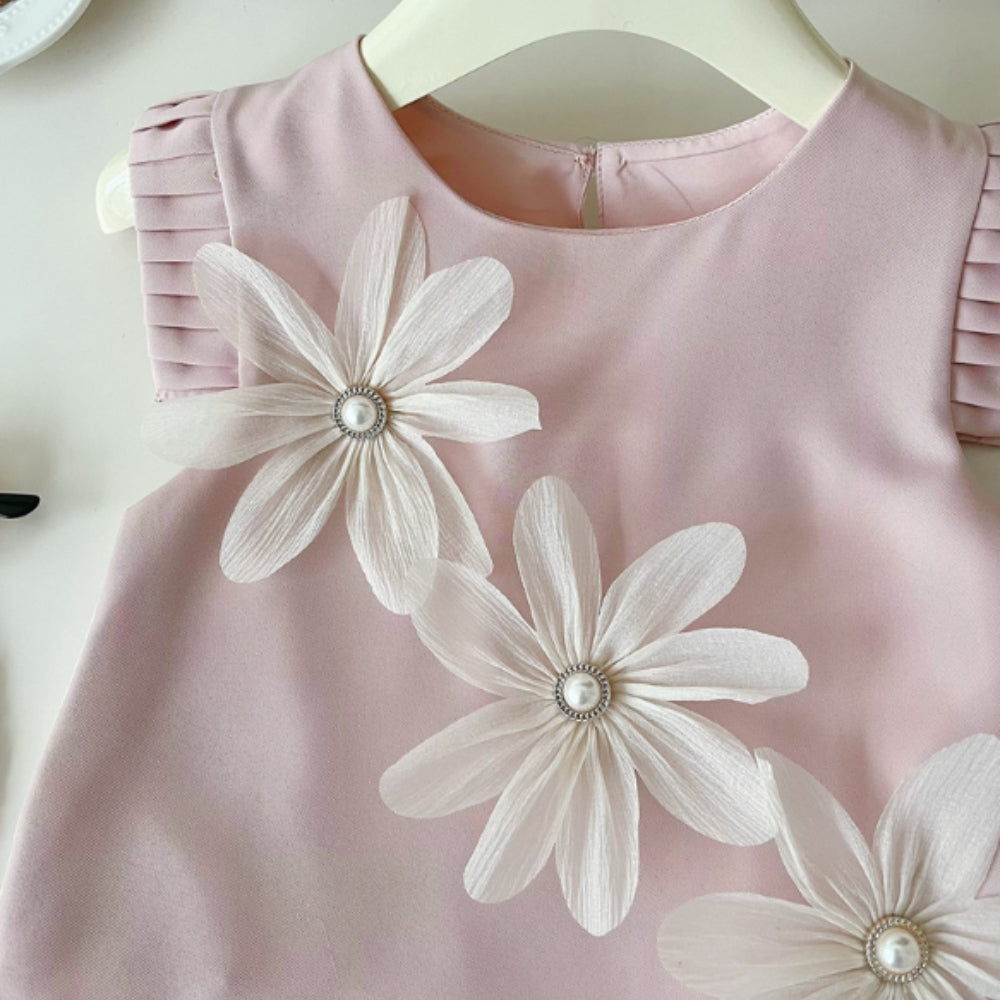 3D Flower Top and Shorts Set