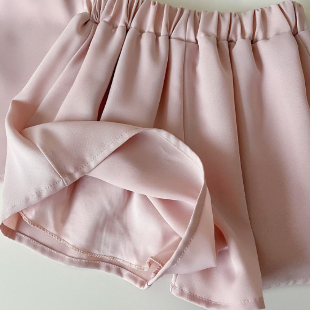 3D Flower Top and Shorts Set