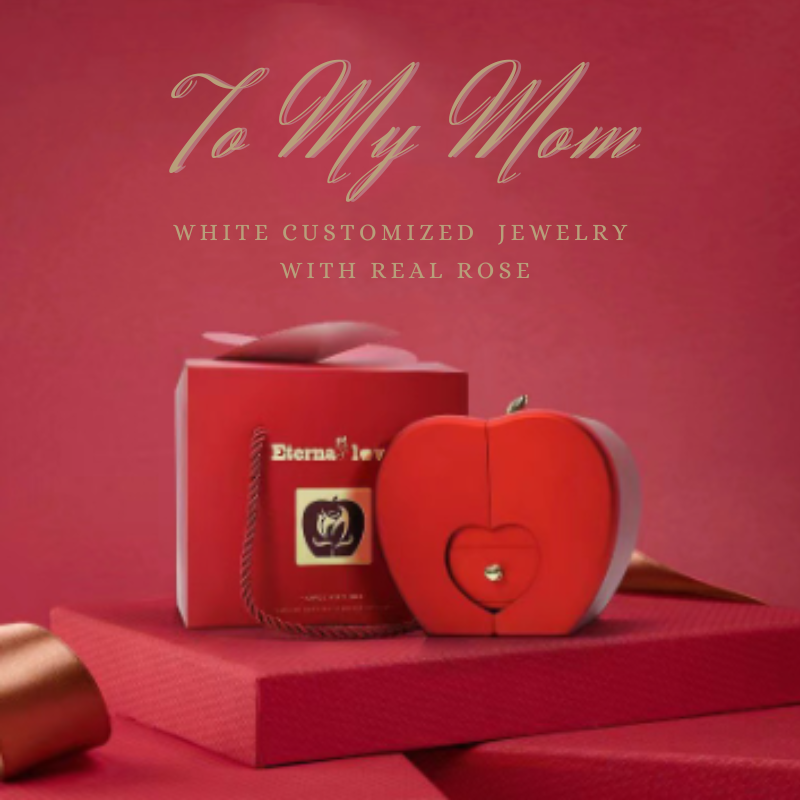 💖Mother's Day Promotion💖For Dropshipping:A Variety of Jewelry Options - With Apple Rose Box--