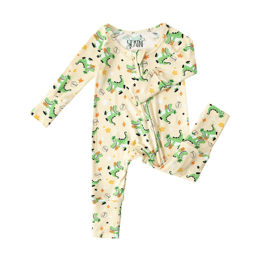 Adorable Alligator Baby Sleep Romper