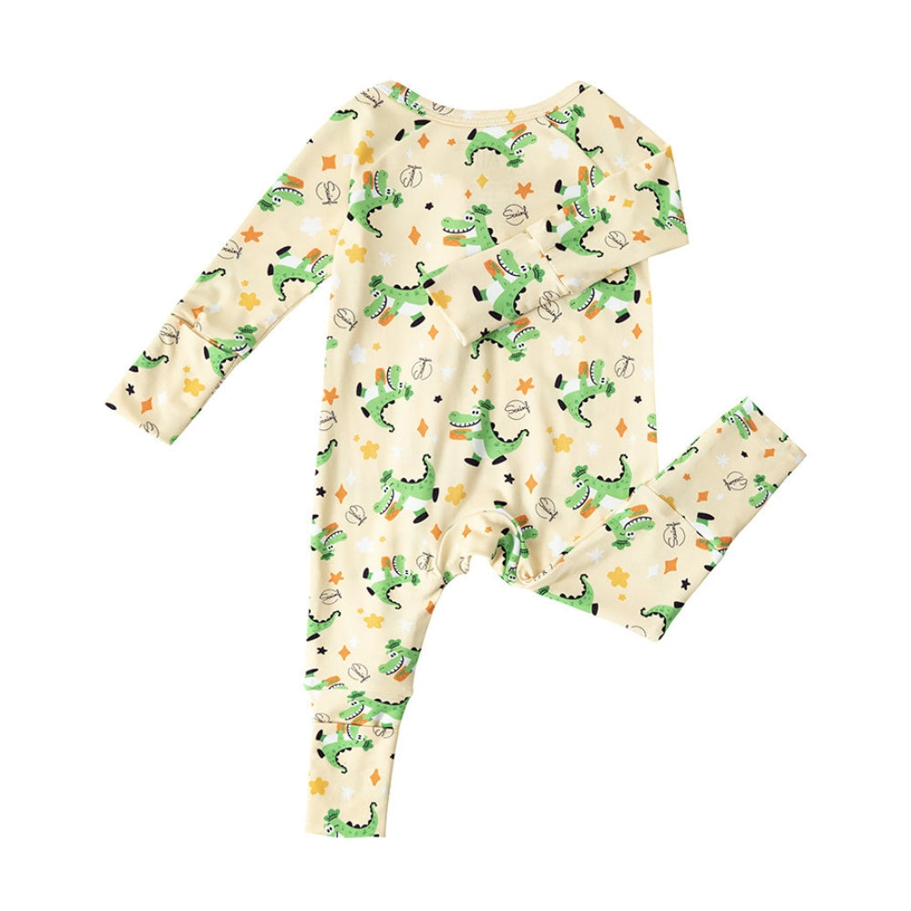 Adorable Alligator Baby Sleep Romper
