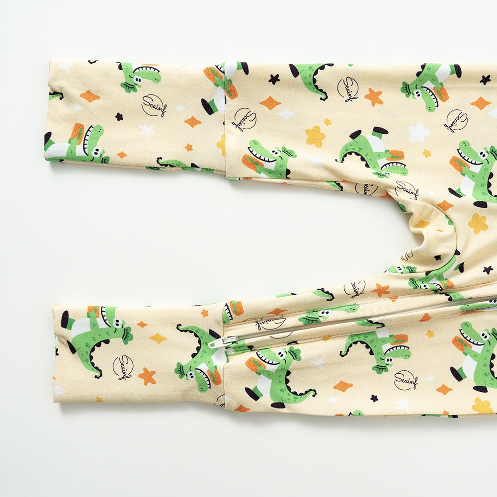 Adorable Alligator Baby Sleep Romper