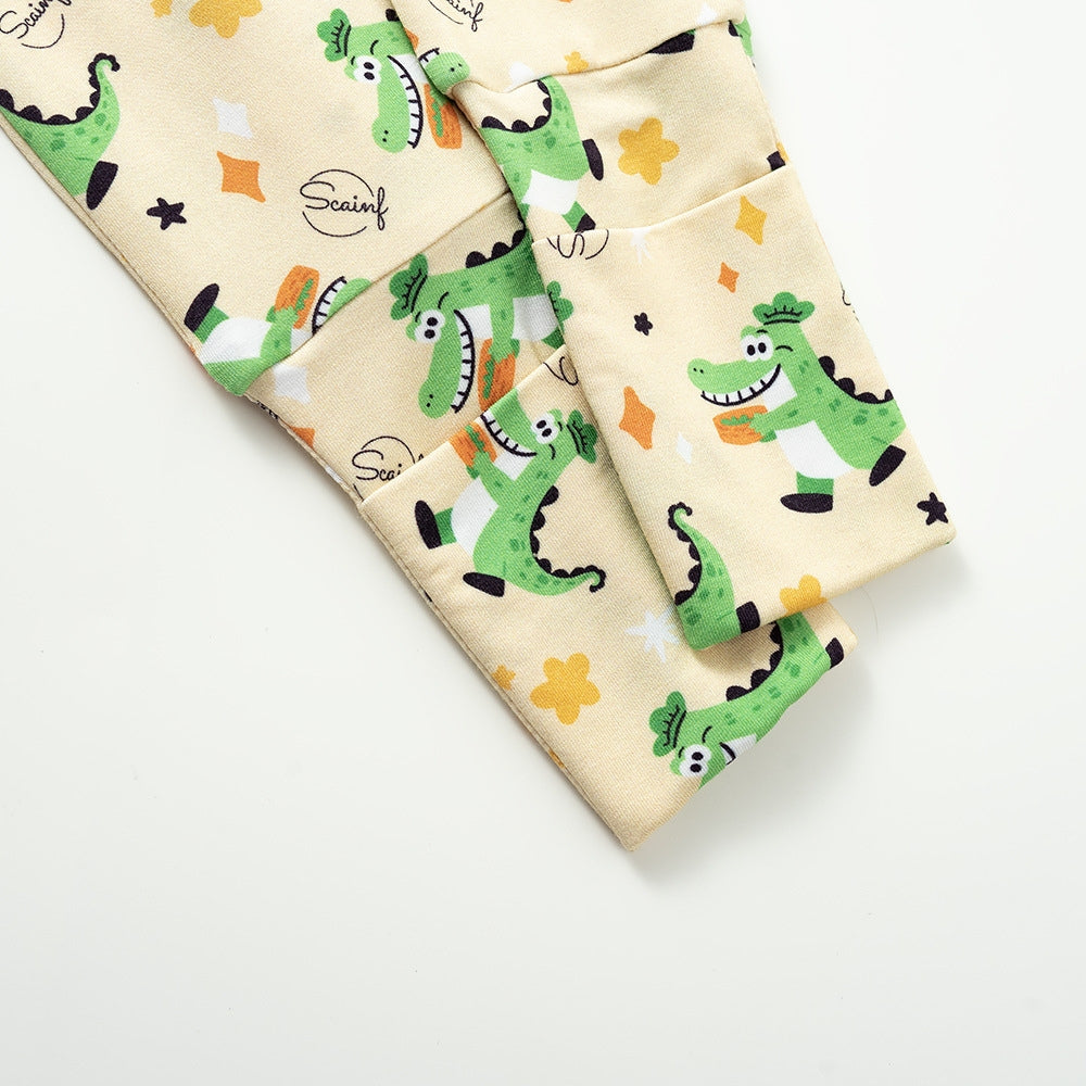 Adorable Alligator Baby Sleep Romper