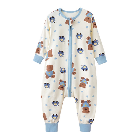 Cute All-Over Print Baby Sleep Romper