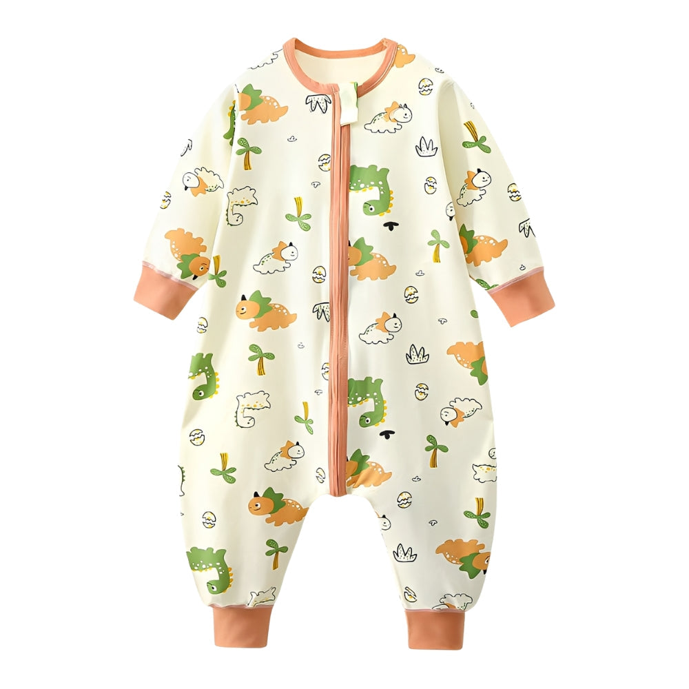 Cute All-Over Print Baby Sleep Romper
