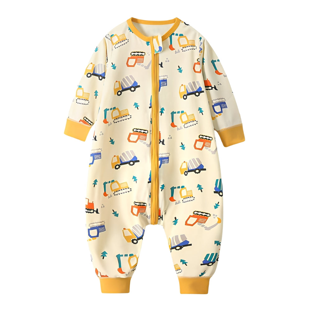Cute All-Over Print Baby Sleep Romper