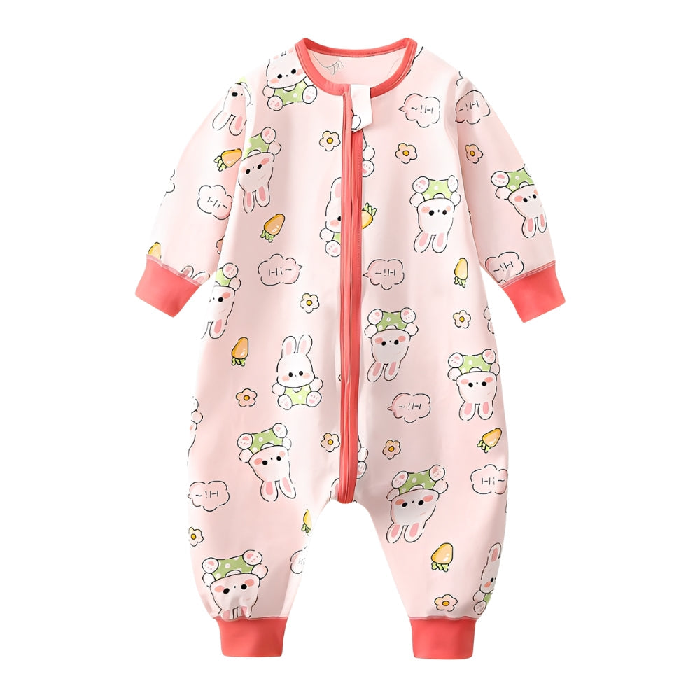 Cute All-Over Print Baby Sleep Romper