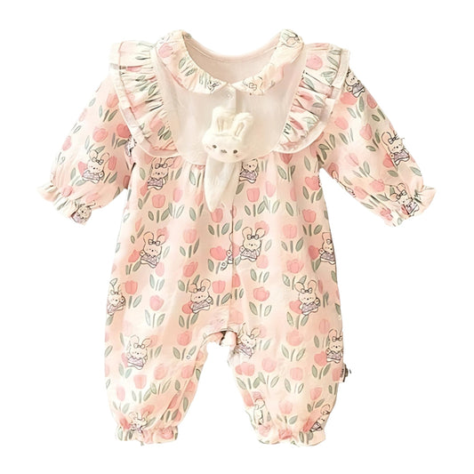 Darling Bunny & Tulip Ruffle Romper