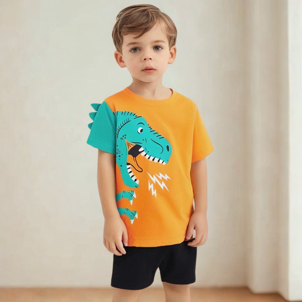 Dino Roar T-Shirt and Shorts Set