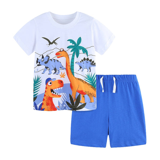 Dino Adventure T-Shirt and Shorts Set