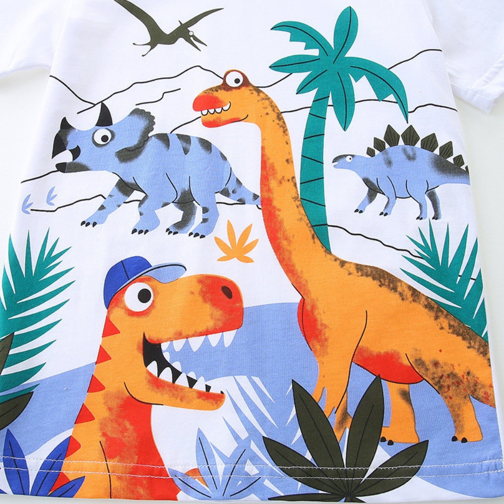 Dino Adventure T-Shirt and Shorts Set