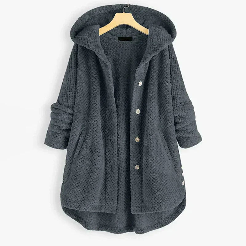 Fleece Jacket – Reversible Hood & Warm Layering Fit