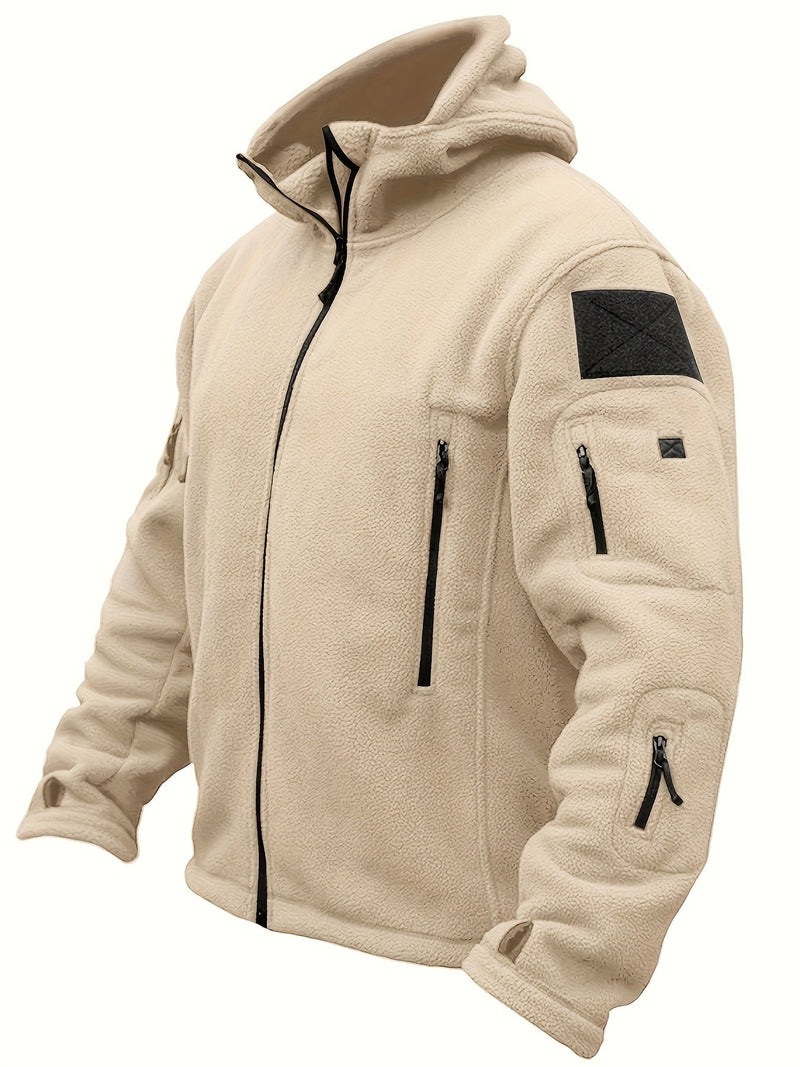 Fleece Jacket - Windproof Shell & Lightweight Warmth
