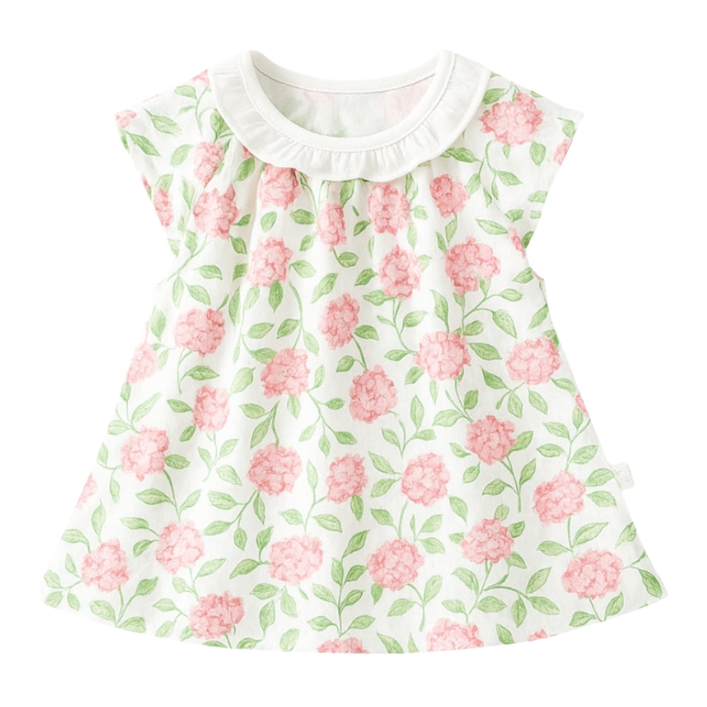 Girls Cap Sleeves Summer Dress