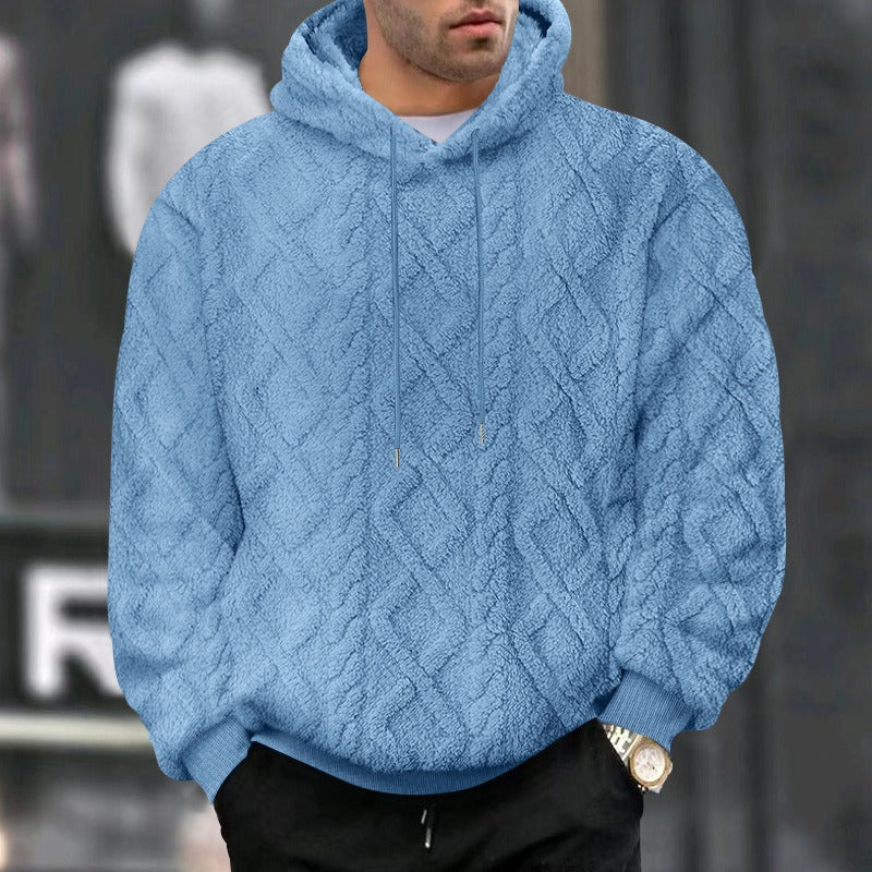 Hoodie Cotton Blend – Long Sleeve Cut & Structured Comfort