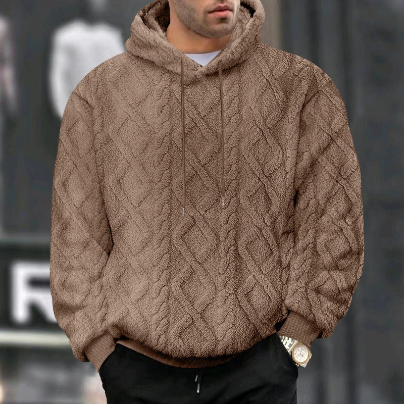 Hoodie Cotton Blend – Long Sleeve Cut & Structured Comfort