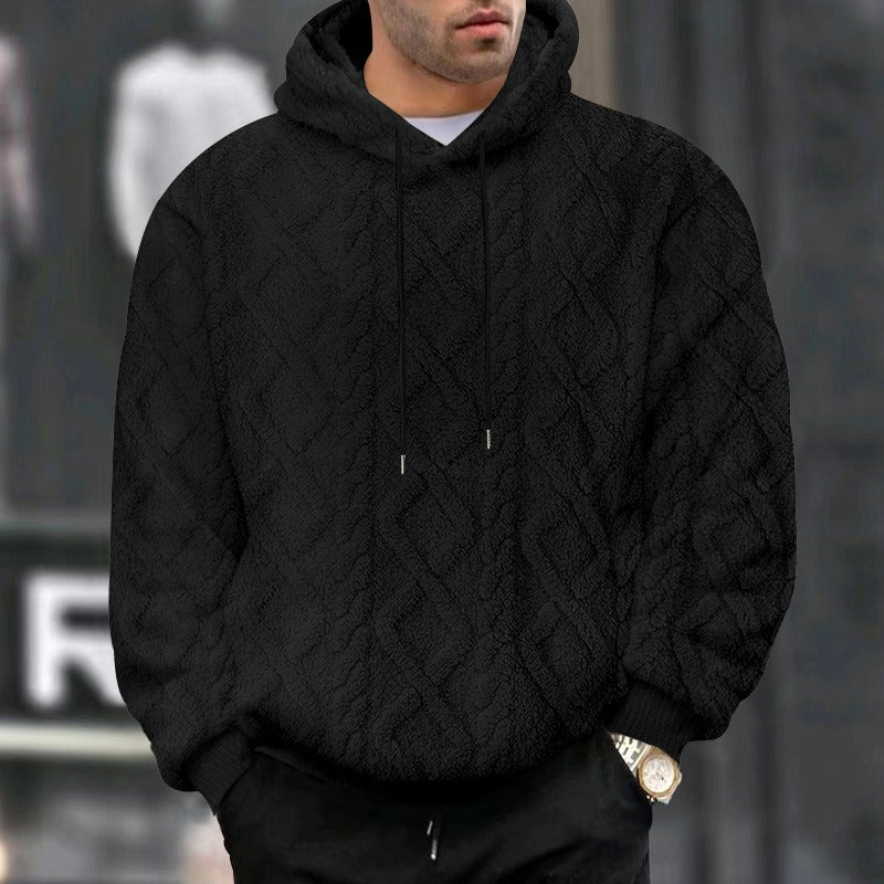 Hoodie Cotton Blend – Long Sleeve Cut & Structured Comfort
