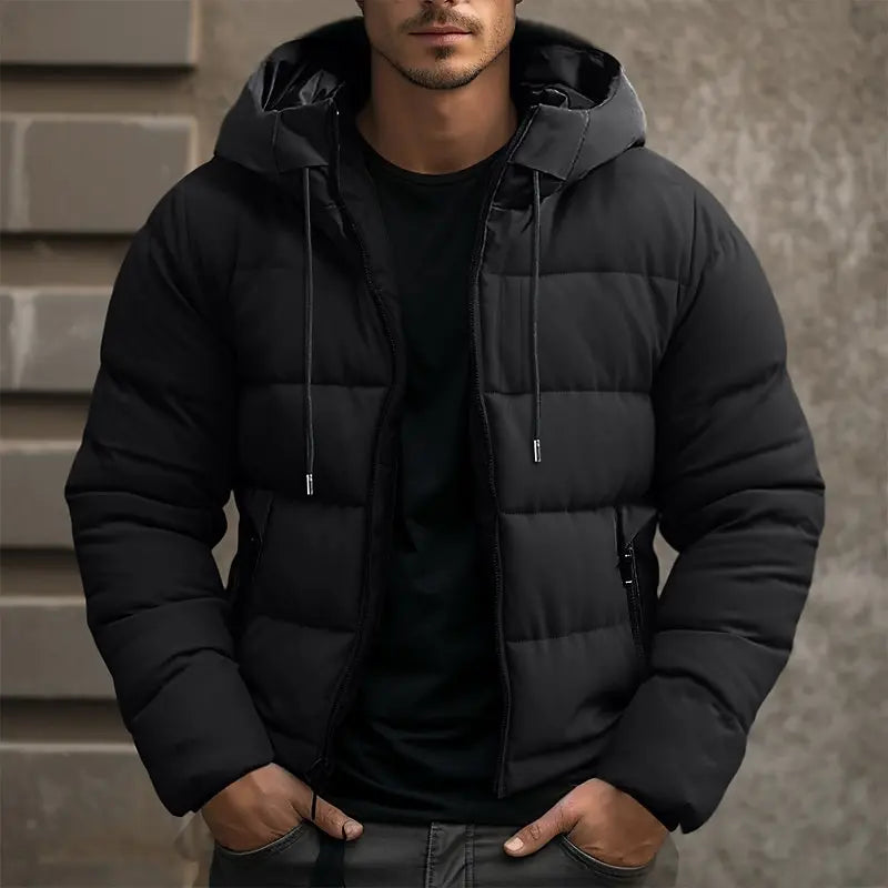 Jacket - Polyester Blend Shell & Quilted Hood Warmth