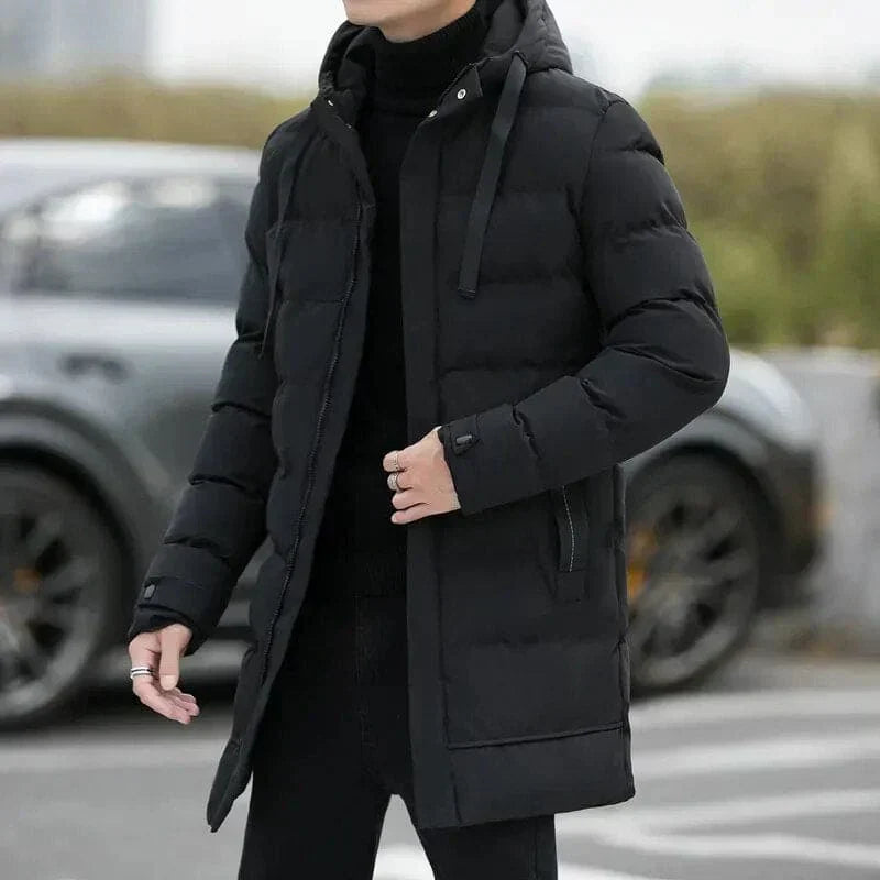 Jacket - Quilted Hood & Insulated Lining For Warmth