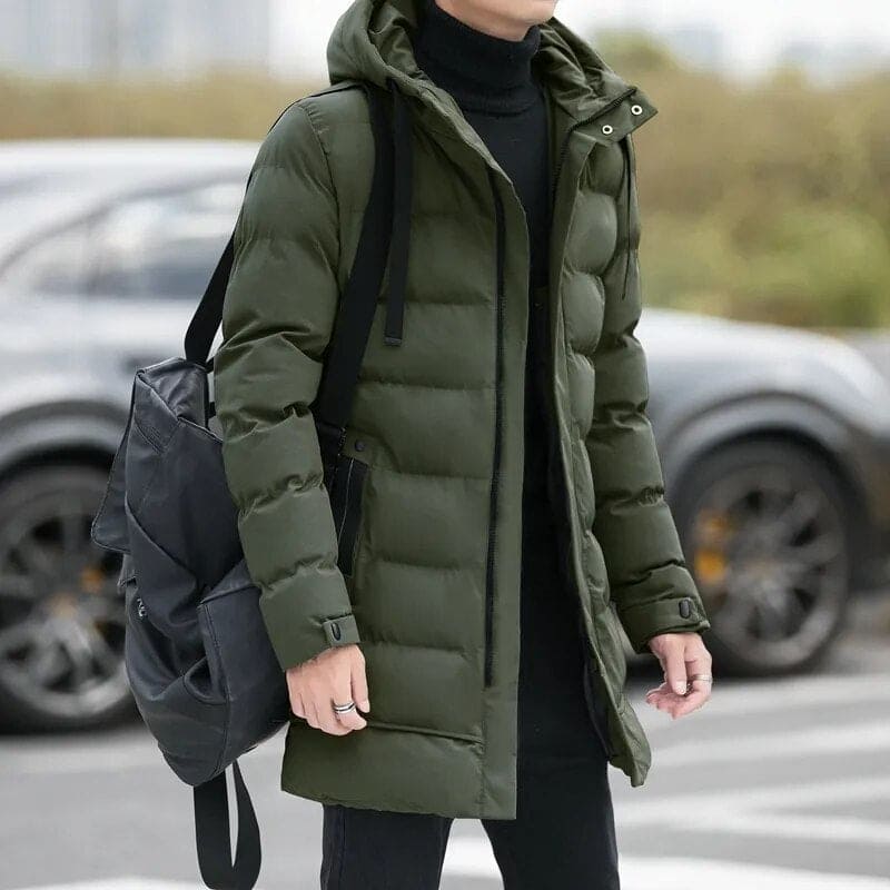 Jacket - Quilted Hood & Insulated Lining For Warmth