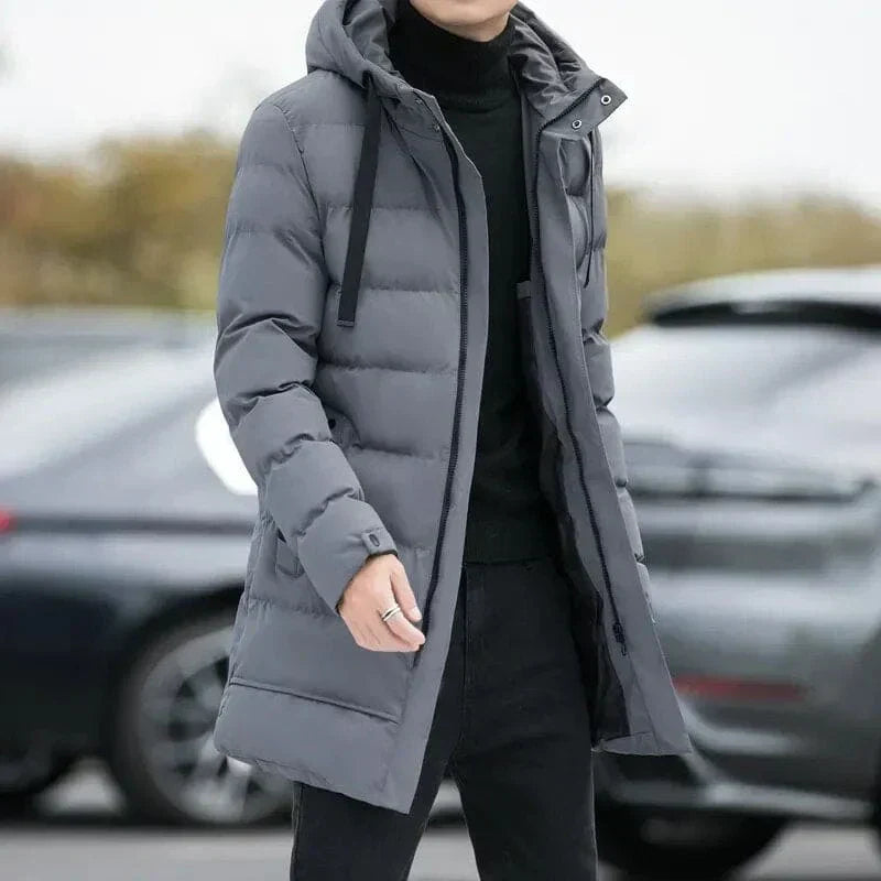 Jacket - Quilted Hood & Insulated Lining For Warmth