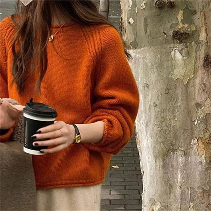 Knit Pullover - Rolled Edge & Loose Airflow Fit Move Easy