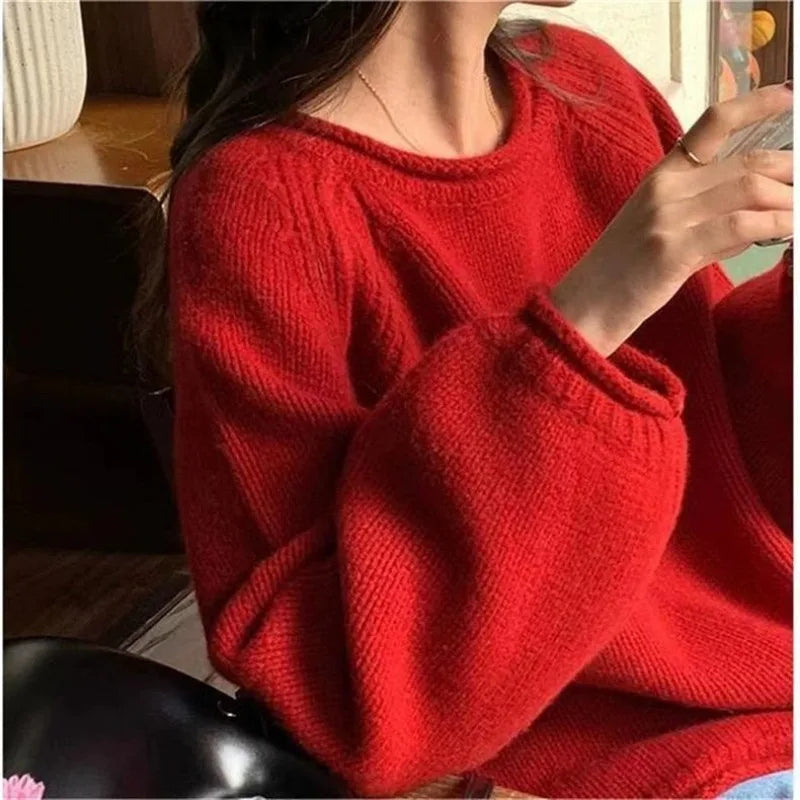 Knit Pullover - Rolled Edge & Loose Airflow Fit Move Easy