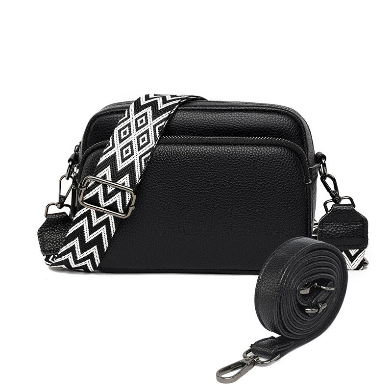 Woven Strap Crossbody Bag