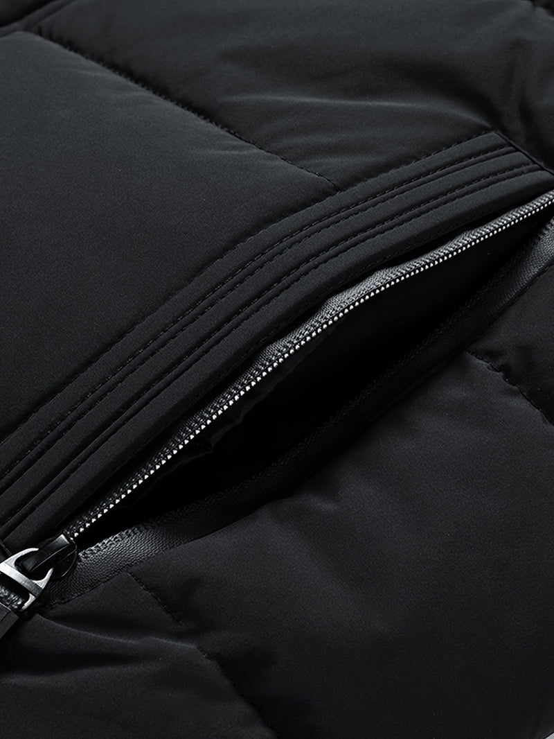 Polyester Blend Jacket - Thick Fleece & Warm Insulation