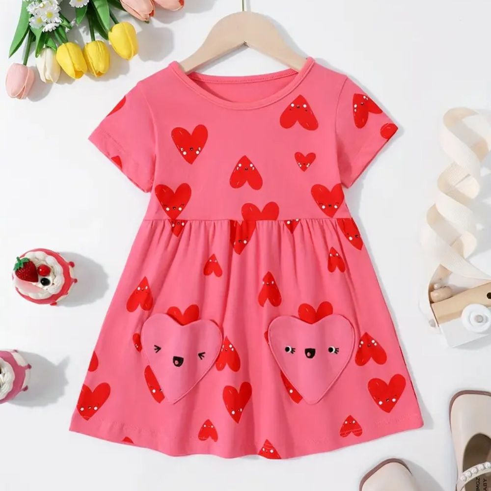 Precious Heart Dress with Pockets