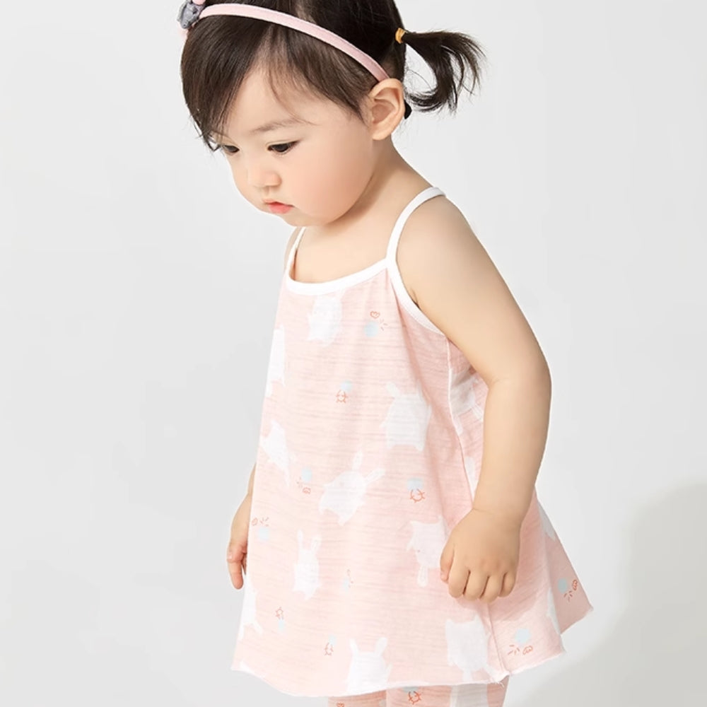 Pretty Floral Girls Summer Dress