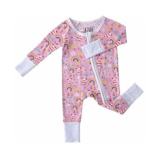 Magical Rainbow and Cloud Baby Romper