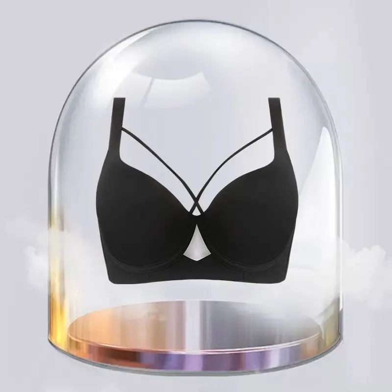 Large Size Seamless Lingerie for Women Thin and Sexy Bra Comfortable Top Up Push-up Anti Sagging Sports Breast Collection Bras