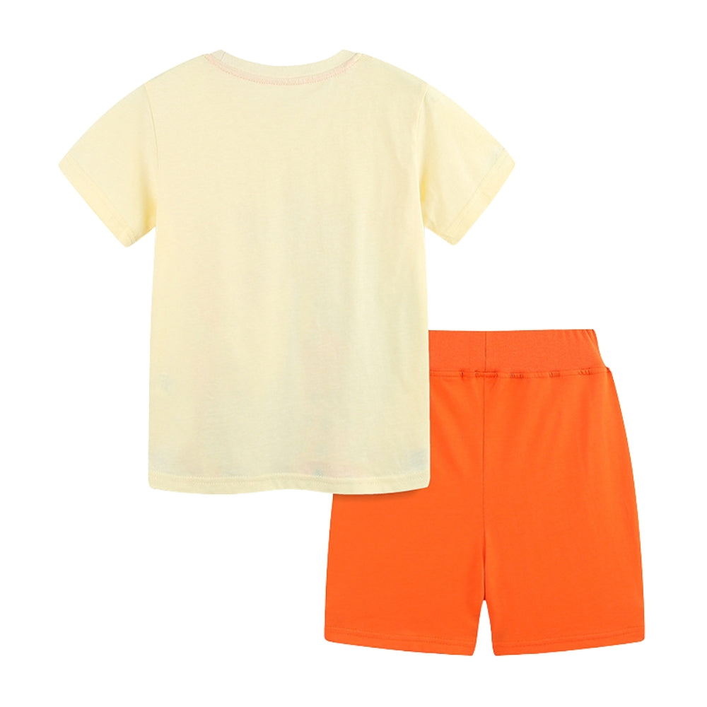 Cute Safari Friends T-Shirt and Shorts Set