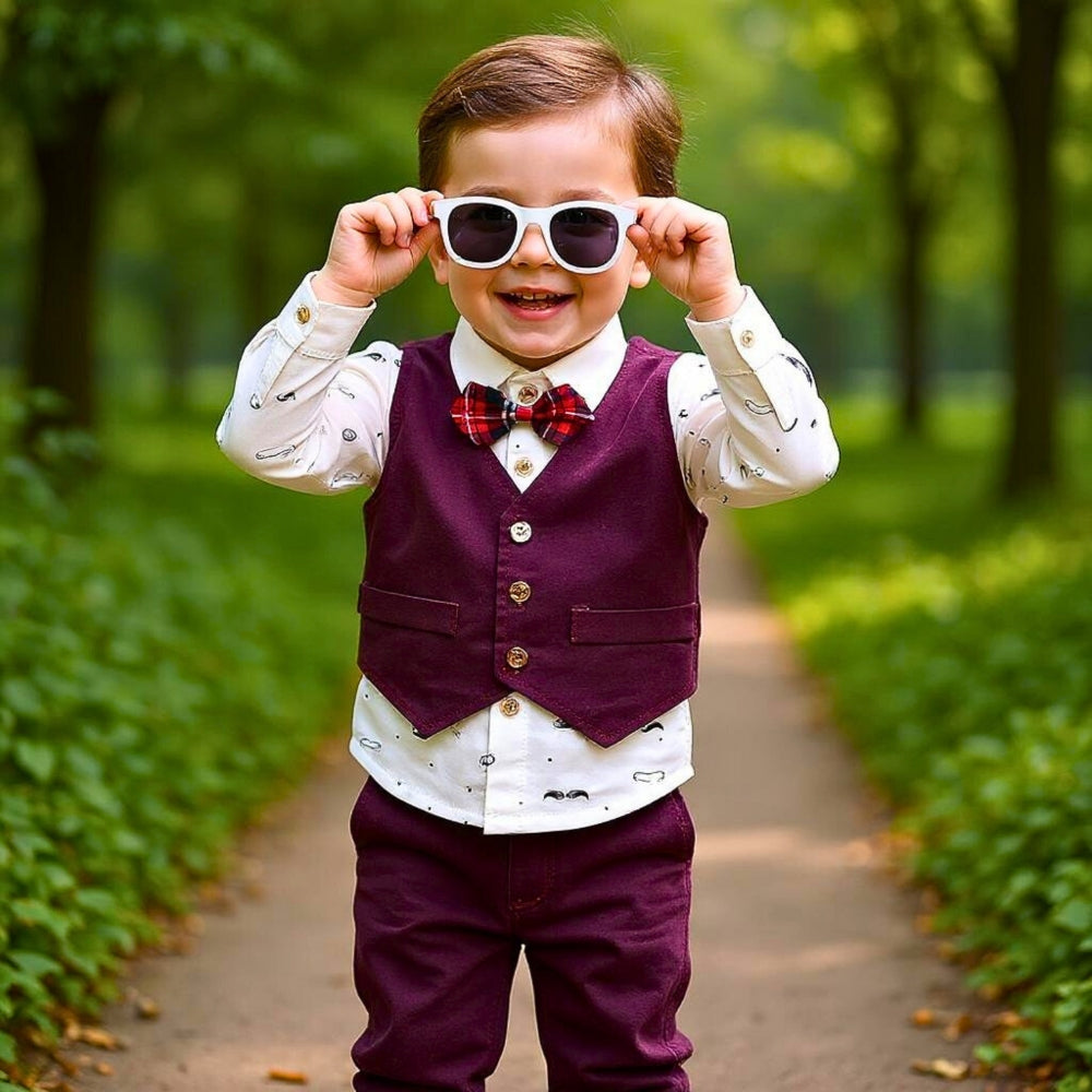 Smart Boys Vest and Pants Formal Set