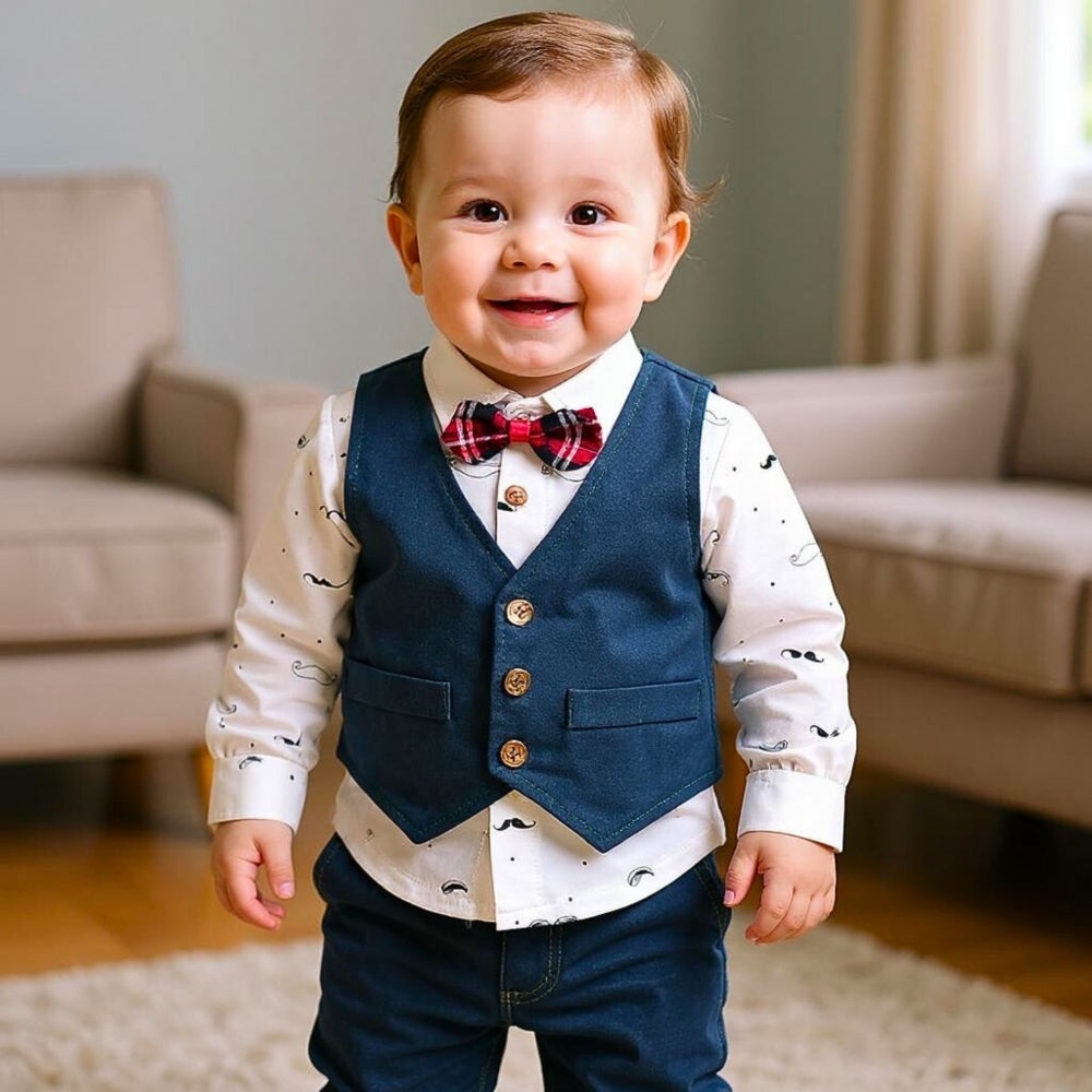 Smart Boys Vest and Pants Formal Set