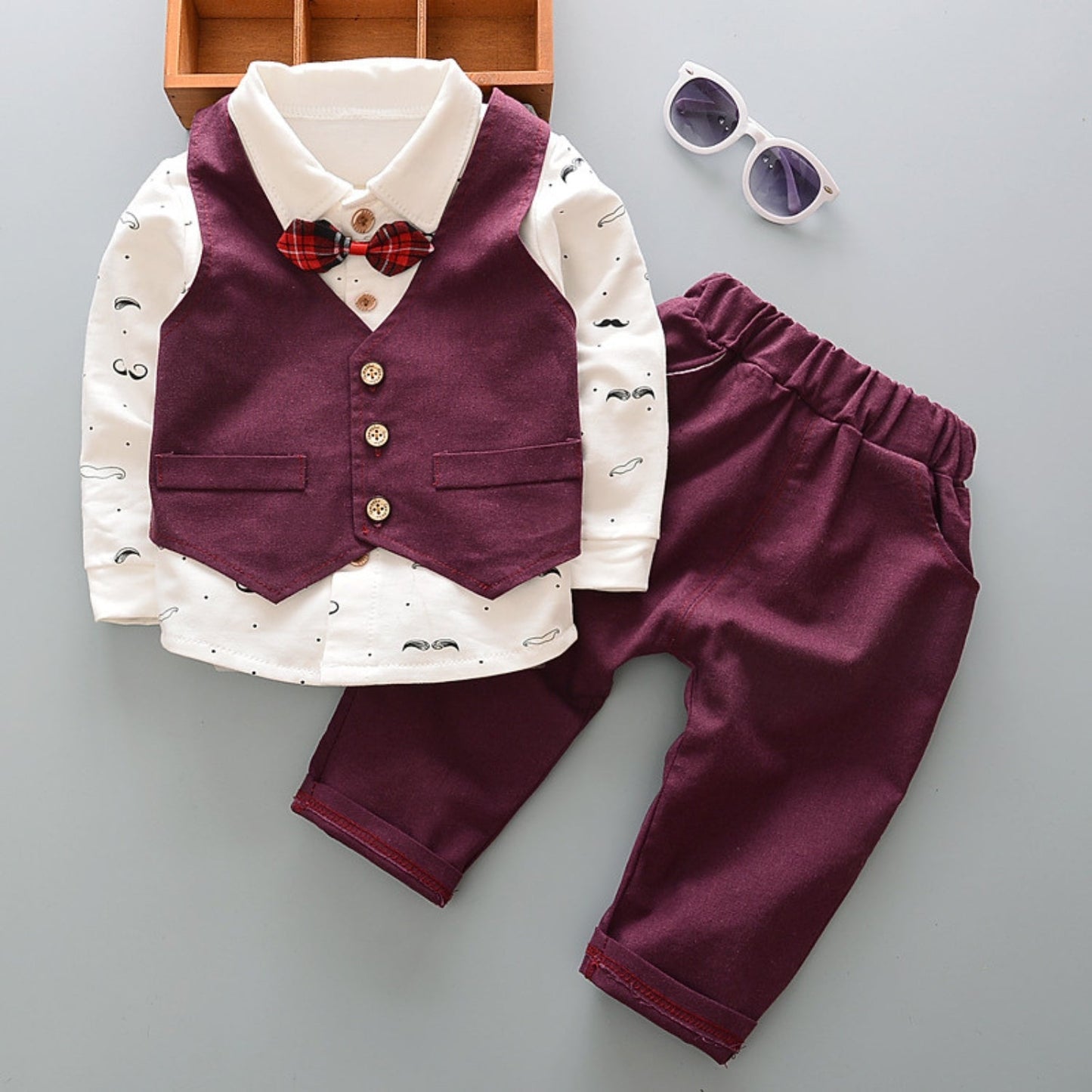 Smart Boys Vest and Pants Formal Set