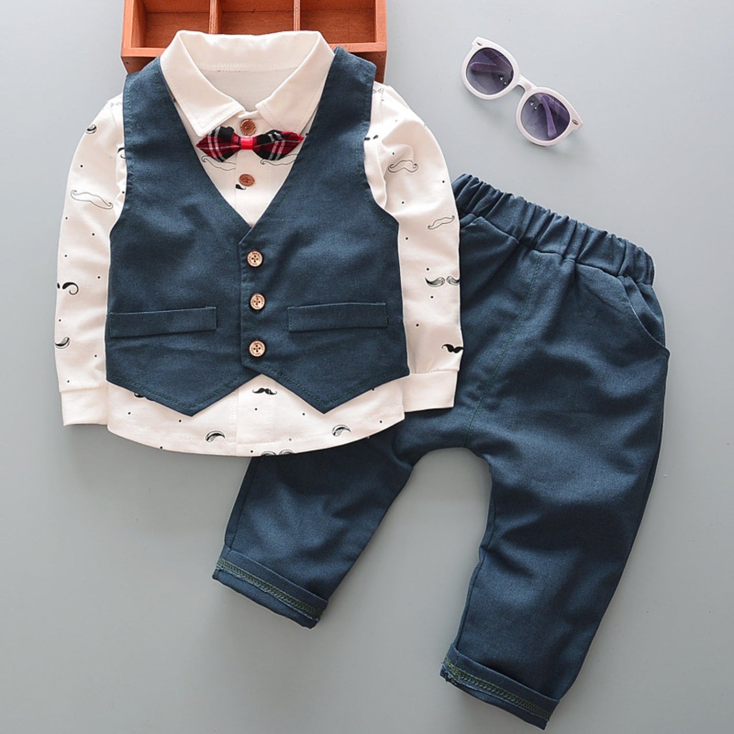 Smart Boys Vest and Pants Formal Set