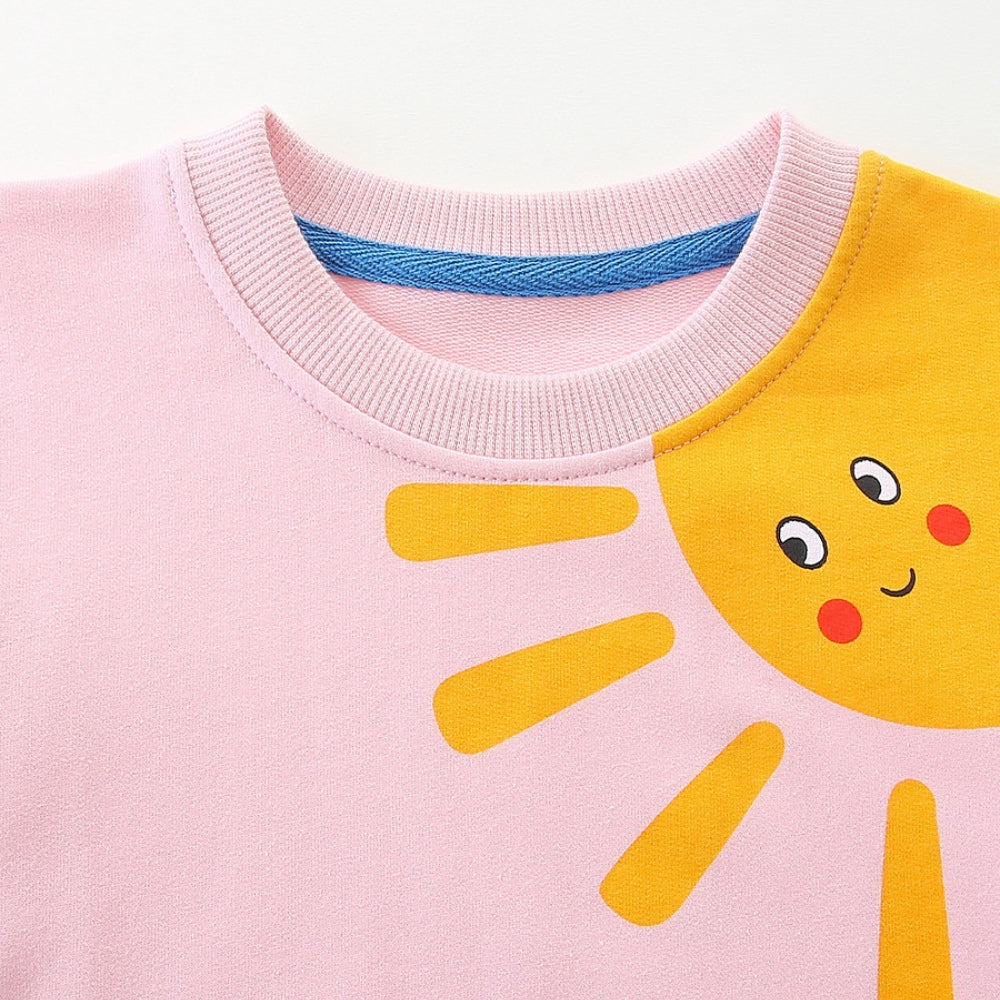 Sunshine & Rainbow Dogs Sweatshirt Set