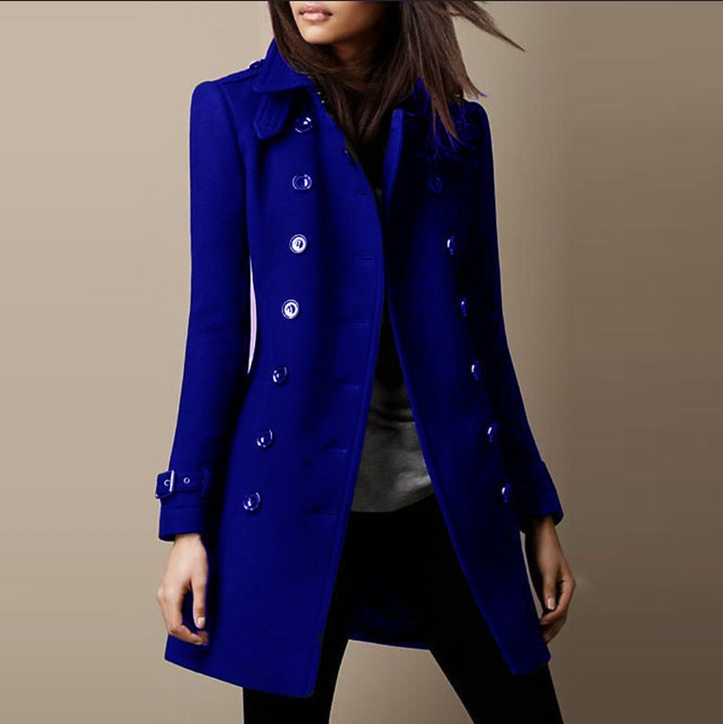 Wool-Blend Coat – Long Shape & Warm Wool Finish