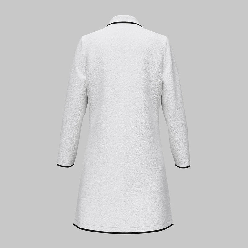 Wool-Blend Coat - Single Breasted Lapel & Warm Layering