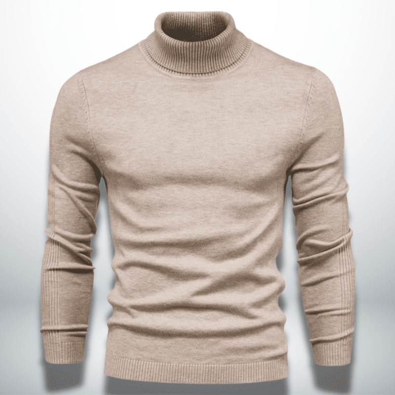 Wool-Blend Knit Sweater – Turtleneck Neck & Warm Cover