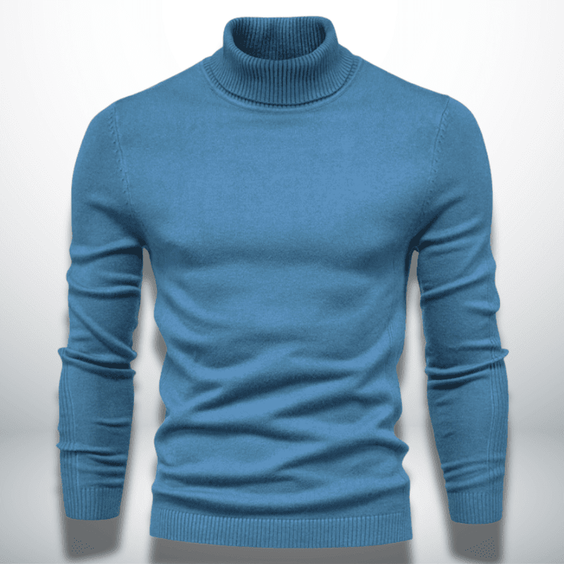 Wool-Blend Knit Sweater – Turtleneck Neck & Warm Cover
