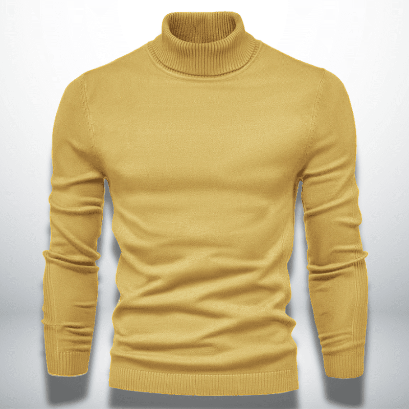 Wool-Blend Knit Sweater – Turtleneck Neck & Warm Cover