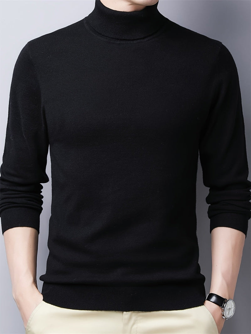 Wool-Blend Sweater - Light Stretch Fit & Warm Layering