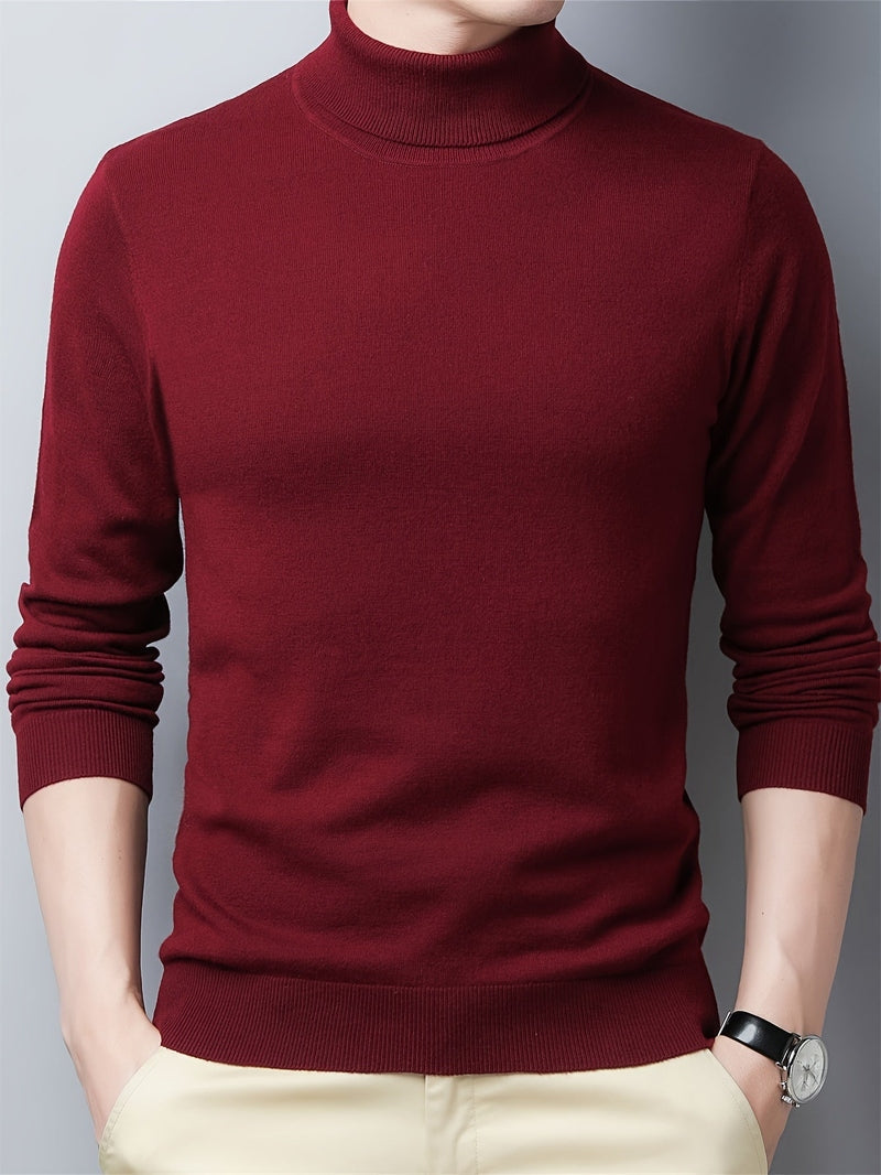 Wool-Blend Sweater - Light Stretch Fit & Warm Layering