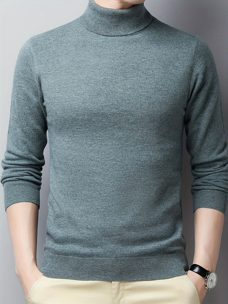 Wool-Blend Sweater - Light Stretch Fit & Warm Layering