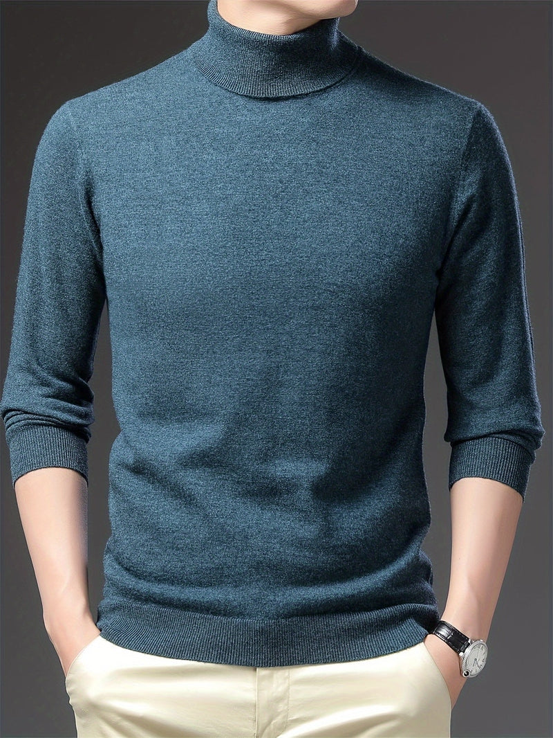 Wool-Blend Sweater - Light Stretch Fit & Warm Layering